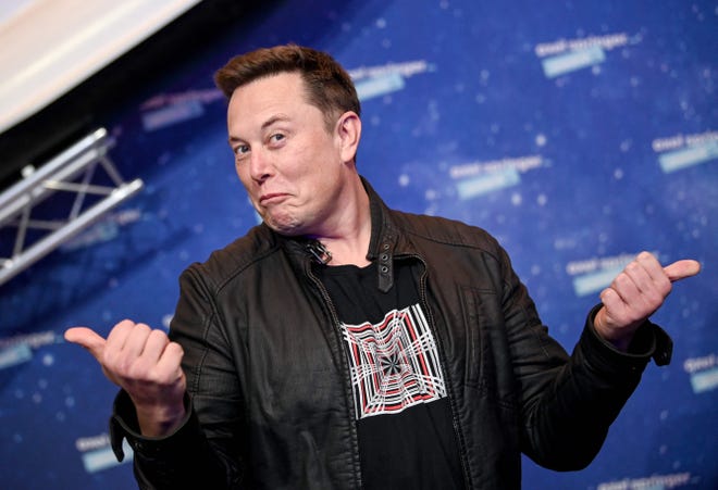Tesla CEO Elon Musk, owner of SpaceX and possibly Twitter, in Berlin on Dec. 1, 2020.