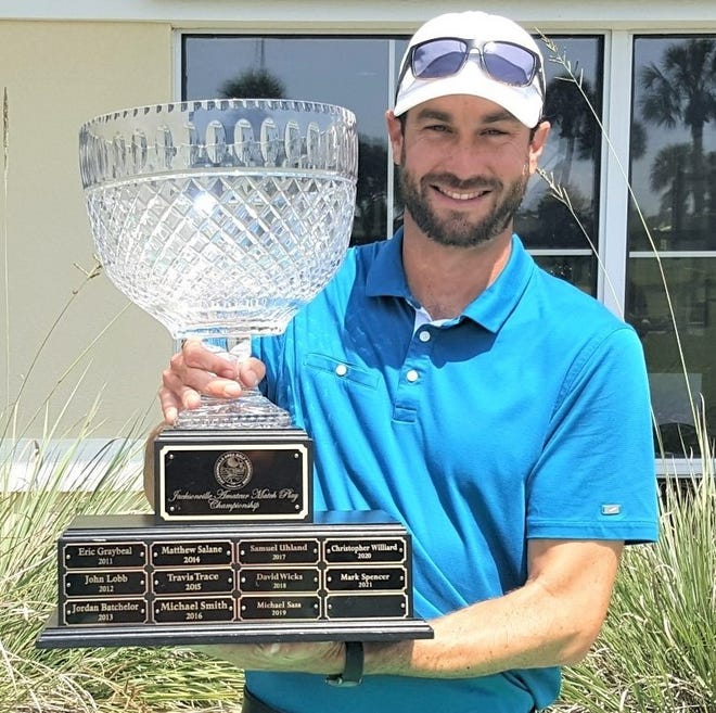 Jeff Golden rallied from a 3-down deficit through the first six holes to win the Jacksonville Area Golf Association Match Play Championship on Sunday at the Jacksonville Beach Golf Club.