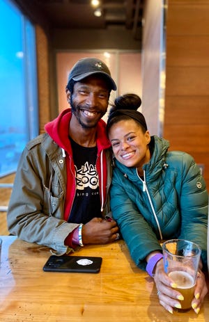 Eric Smith and his wife, Margaret Santana, attended last week's Hop Forward Equality Career Fair at Harpoon Brewery in Boston. Smith came to the job fair on a whim and left confident he would find a career in craft beer.