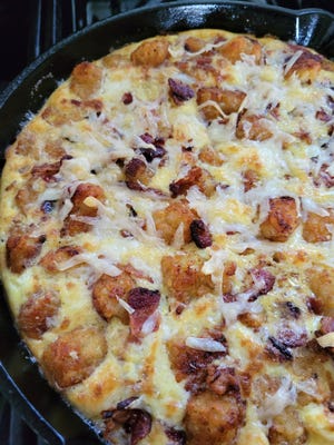 A Tater Tot frittata for Mother's Day? Why not?