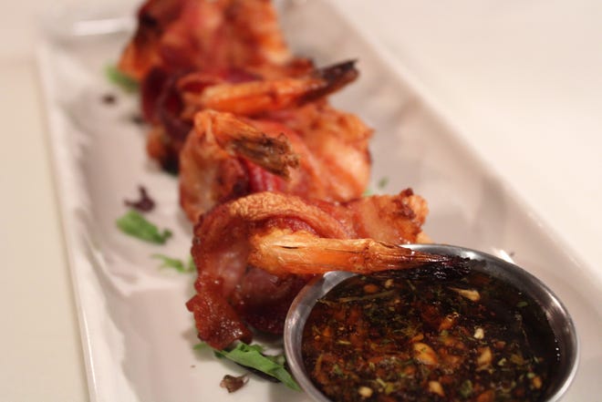 Stuffed shrimp from Salt Creek Grille in Rumson.