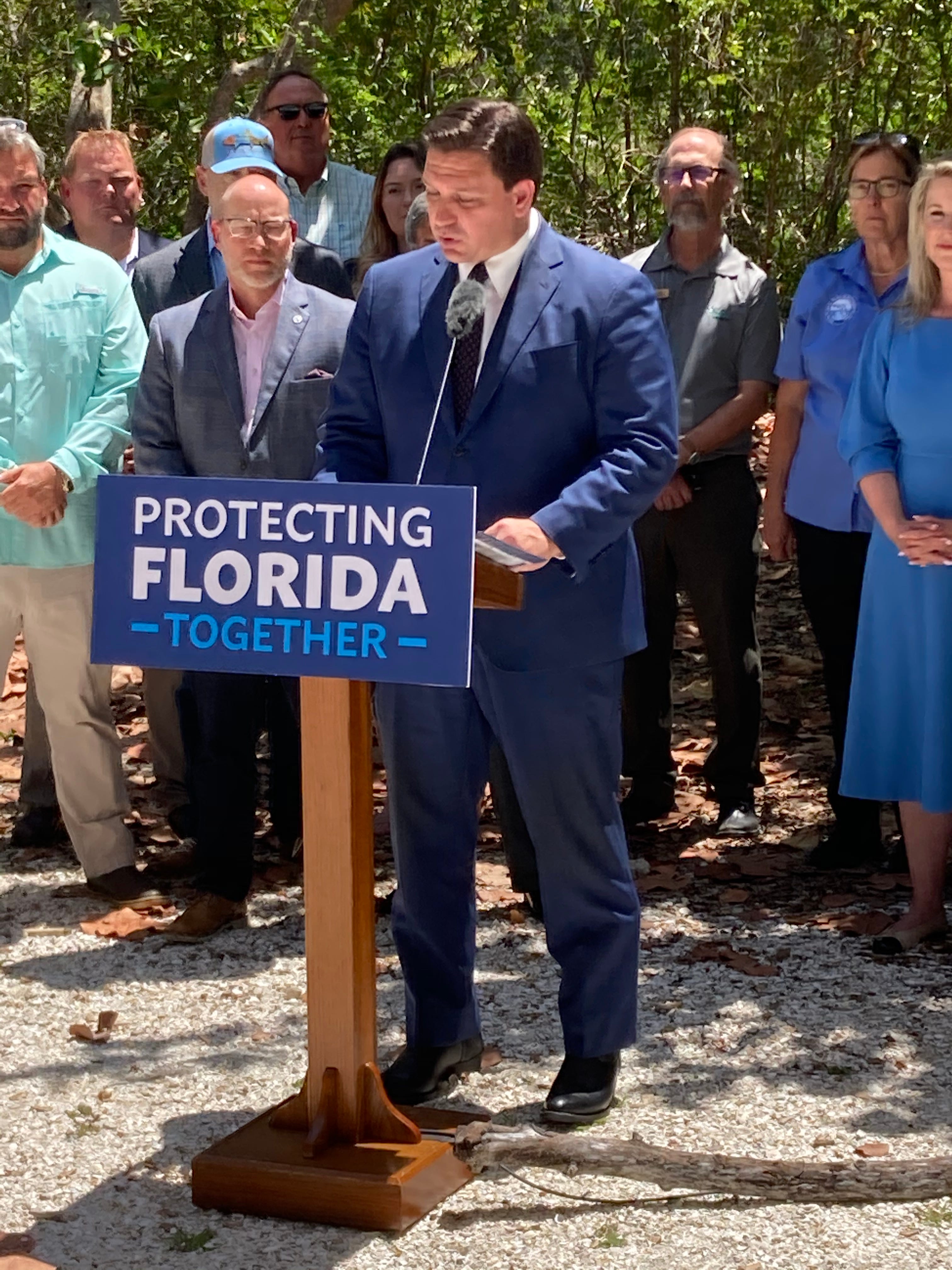 opinion columnist takes on Florida governor ron desantis on issues