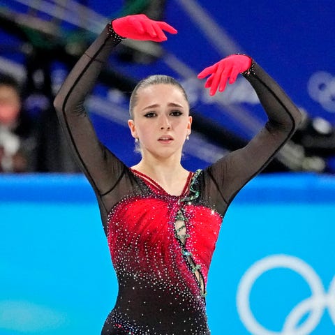 Kamila Valieva helped Russia win gold in the team 