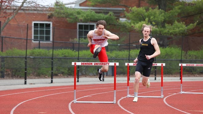 Denison's Jacob Brown broke the school's 19-year-old decathlon record by scoring 6,092 points at the North Coast Athletic Conference Combined Events Championship. The mark was previously held by Andy Stomwall.