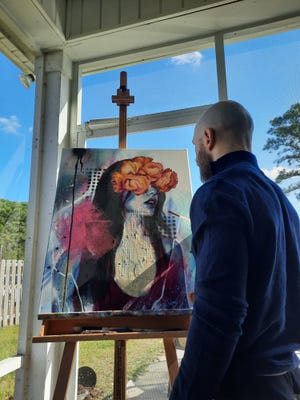 A 'meet the artist' reception for Chris Fowler will be held May 12 at the Leland Cultural Arts Center.