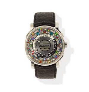 This Escale watch in a signed box was estimated at $3,000 to $5,000. It sold for $3,000 at a Rago auction in 2021.