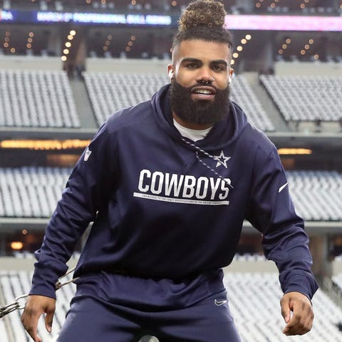 Cowboys running back Ezekiel Elliott