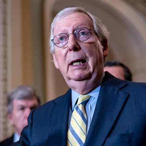 Senate Minority Leader Mitch McConnell, R-Ky., say