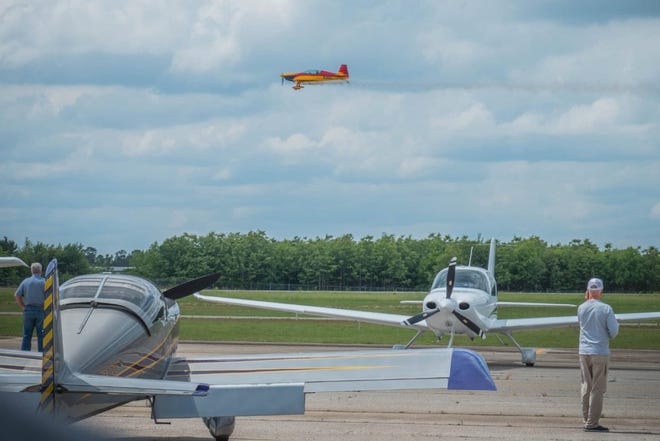 More than 20 airplanes flew into the Louisville Municipal Airport to raise money for a pilot service organization dedicated to providing flights to individuals who need to travel for medical treatments.