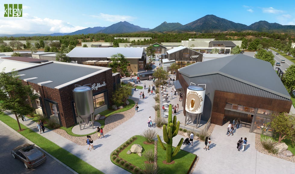 This is what the planned Verrado Marketplace in Buckeye might look like when it opens in 2025.