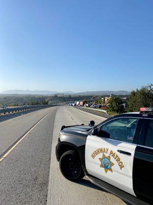 The northbound Highway 23 bridge in Moorpark was closed at the transition to Highway 118 as authorities negotiated with a man who ultimately made a fatal jump Wednesday evening. The California Highway Patrol's Moorpark office is investigating.