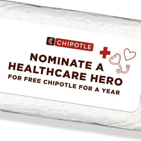 To celebrate National Nurses Day, Chipotle is reco