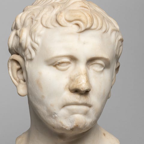 Portrait of a Man, Roman marble, late 1st century 