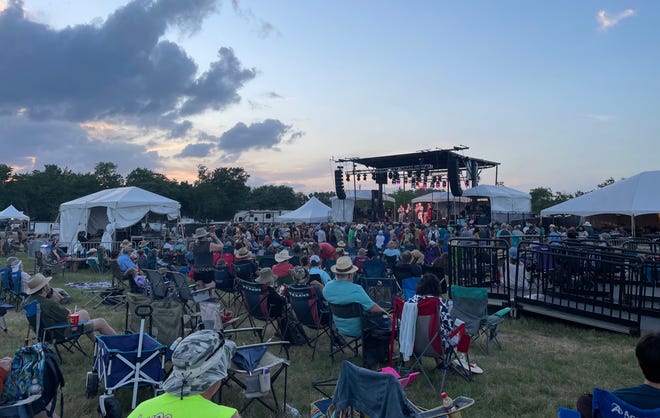 The Del McCoury Band performs at Old Settler's Music Festival near Lockhart on April 22, 2022.