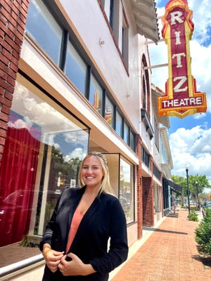 Alyssa Garber, 25, is a Winter Haven native hired last year as executive director of the Ritz Theatre in Winter Haven.
