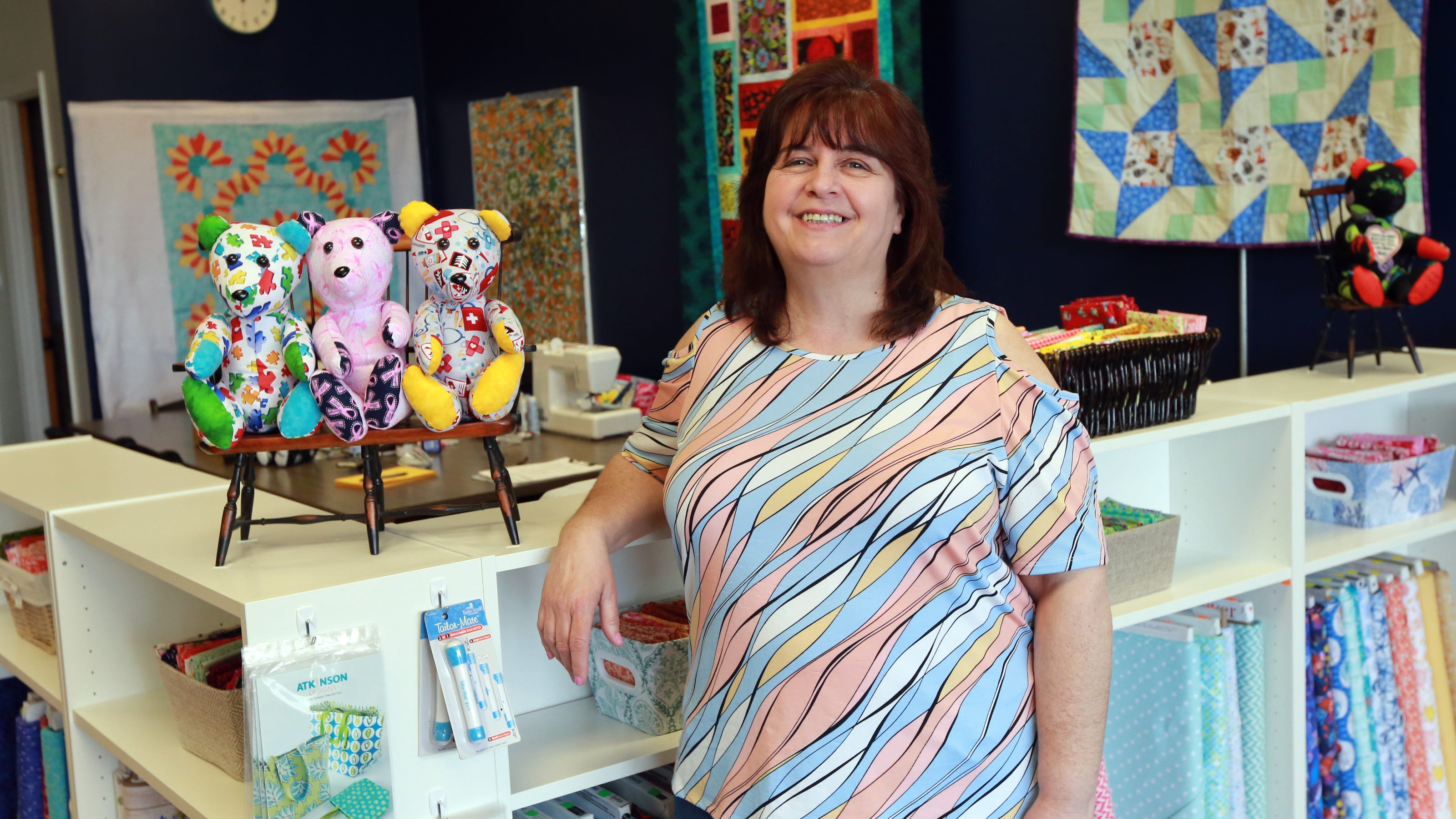 Somerset's Tammy Ruggeri opens Puddle Jumper Quilts in Dighton