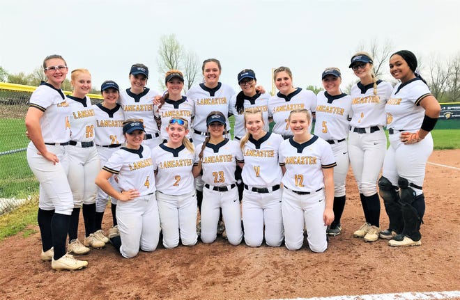 The Lancaster softball team defeated Newark, 9-2, on Thursday to cap off a perfect 10-0 mark in the Ohio Capital Conference-Buckeye Division. It was the Lady Gales' fourth consecutive OCC title as they improved to 21-0 on the season.