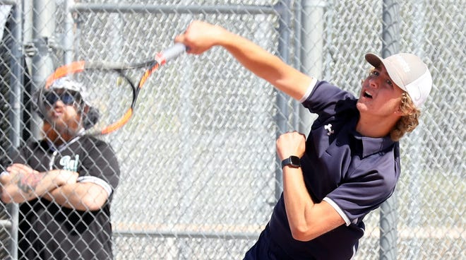 Deming High sophomore Sebastien Lescombes has compete at the state tournament two straight years.