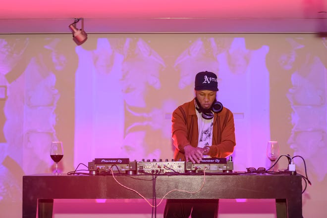 Jerry Cooper, DJing as Coop le Moderne, performs at the Derby Eve Gala at the 21c Museum Hotel, the night before the 148th Kentucky Derby run at Churchill Downs, Friday, May 7, 2022, in Louisville, Kentucky.