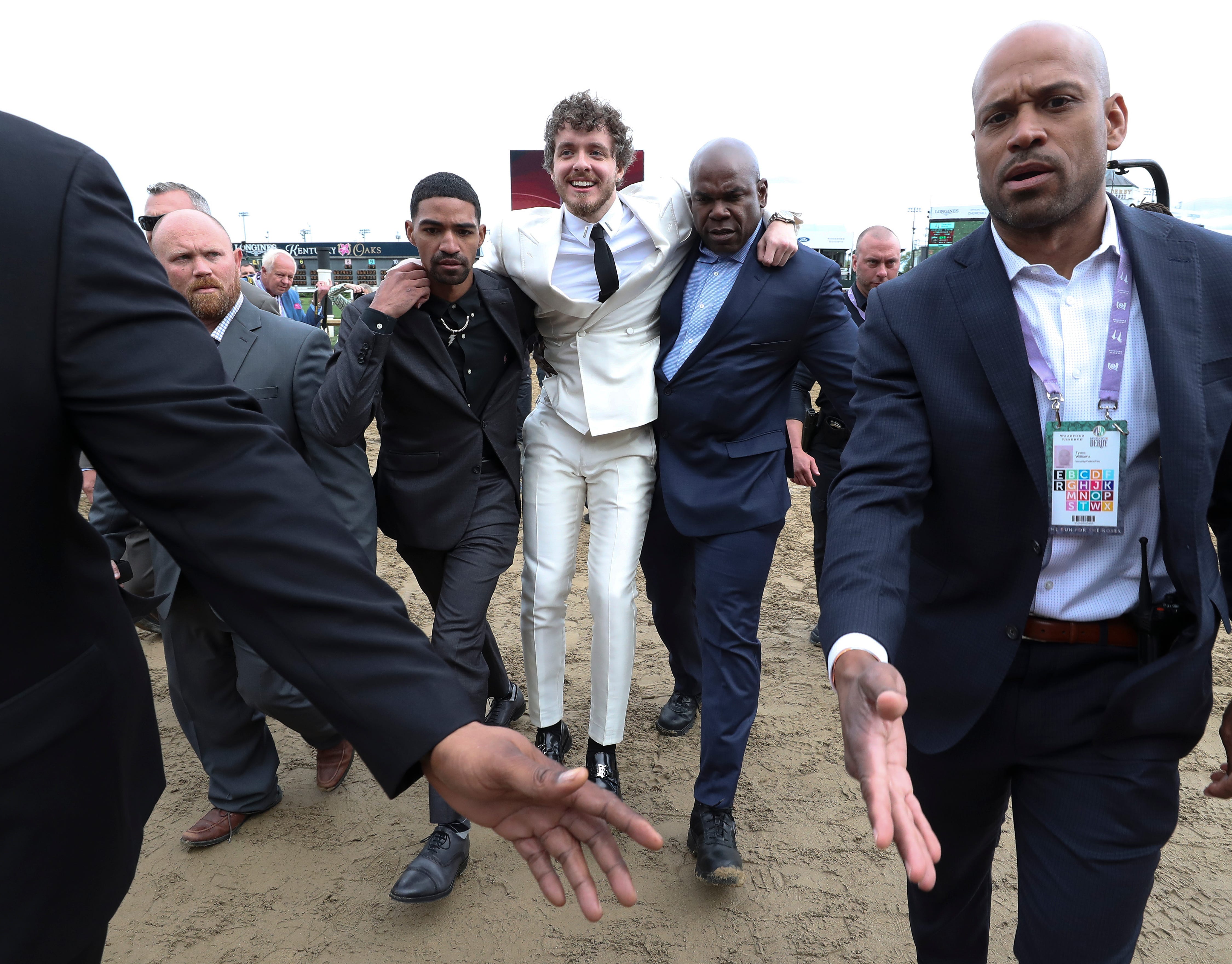 Celebrities at Kentucky Derby 2022 walk red carpet at Churchill Downs
