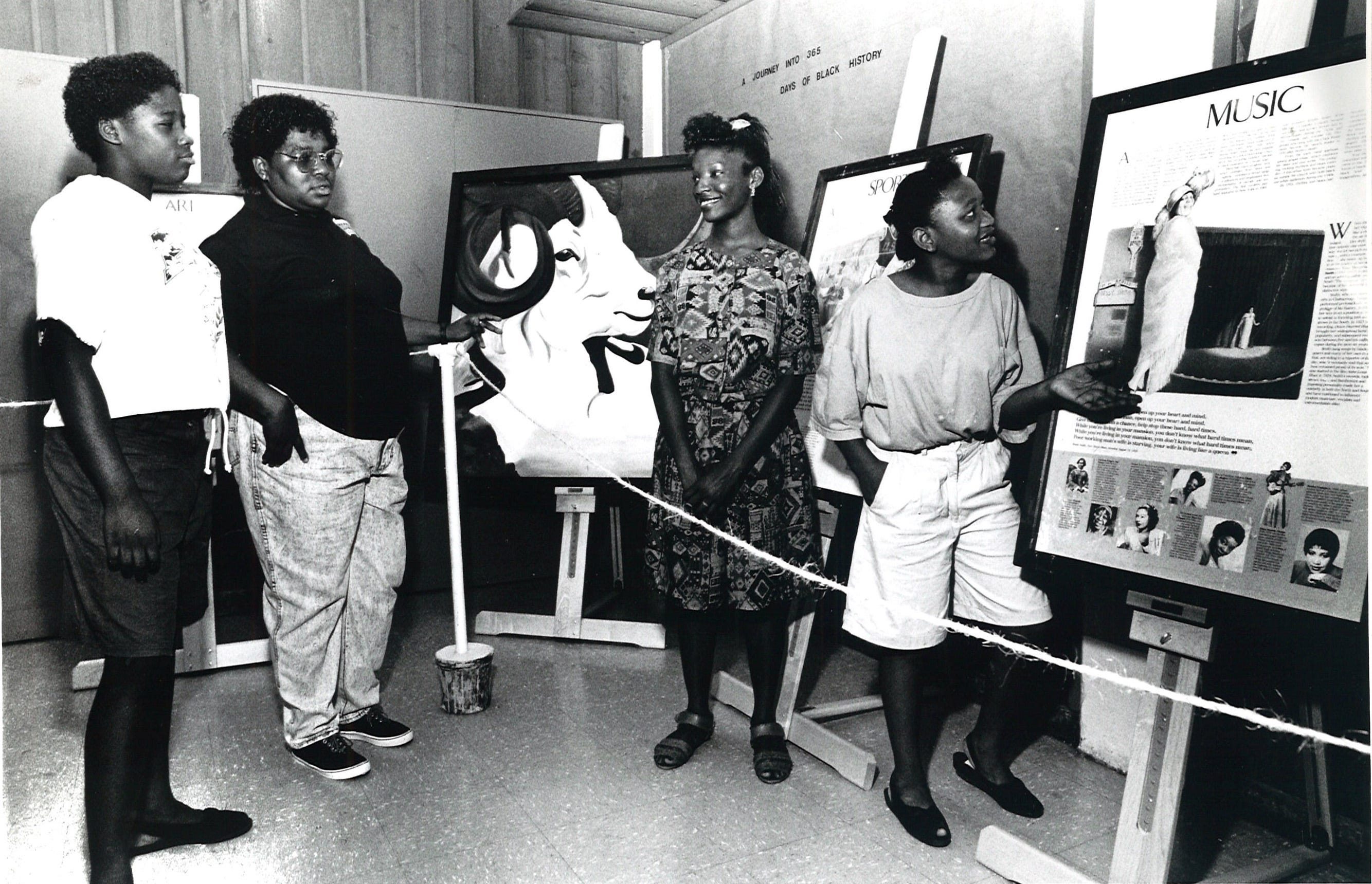 A display of Black art