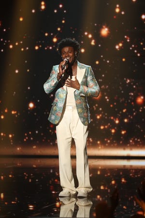 For his first song, Jay Copeland opted for the Whitney Houston classic "I Have Nothing," which accompanies many of his favorite animal videos on TikTok. Copeland also sang one of his mother's favorite songs: "A Song for Mama" by Boyz II Men.