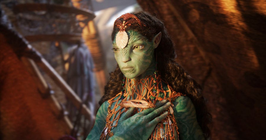 Ronal (Kate Winslet) is a new character in "Avatar: The Way of Water."