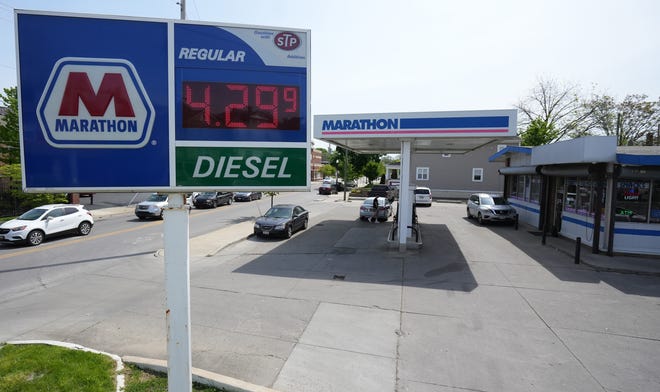 Record high gas prices are happening nationwide. A gallon of gas was $4.29 on Tuesday at the Marathon station at E. 11th Ave and Summit Street in the University District.