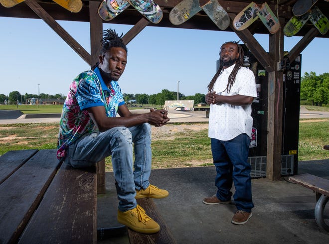 May 9, 2022; Tuscaloosa, AL, USA; Robbie Bishop and Jeffery Morrow have organized the 2022 Tuscaloosa Black Heritage Festival, which will take place on Saturday, June, 18 in Palmore Park. Gary Cosby Jr.-The Tuscaloosa News