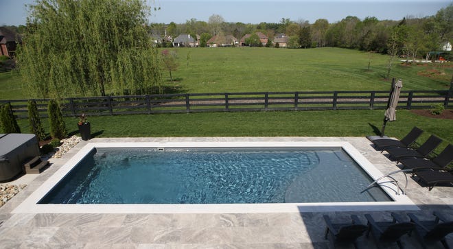 The swimming pool that belongs to Jennifer Eberle’s house in Glenmary that was built in 1999.April 28, 2022 