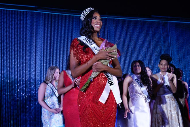 Hollis Brown, a Milwaukee resident, was crowned Miss Wisconsin USA on Sunday.