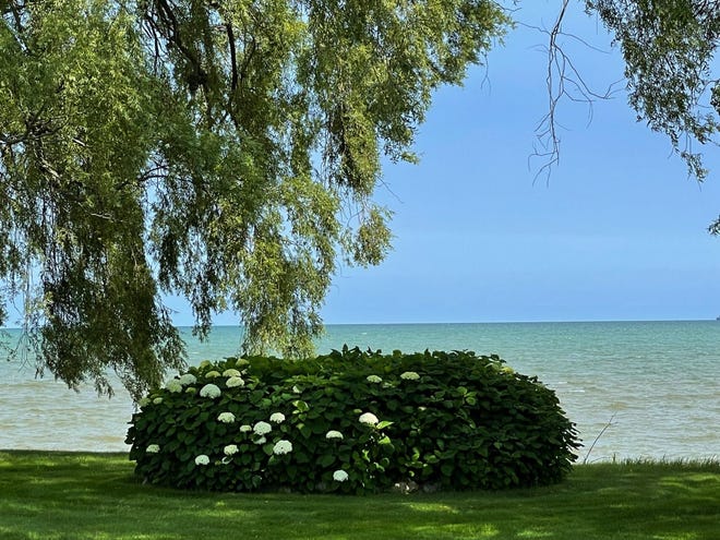 Individual gardens were created at this property along Lake Michigan, part of the Manitowoc County Master Gardeners Garden Walk.