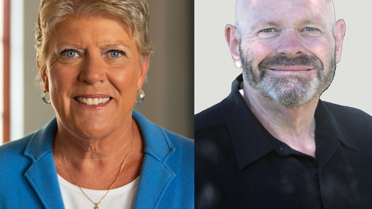 (Clockwise from top left) Julia Brownley, Dave Goodman, Paul Nathan Taylor and Matt Jacobs are running to represent the 26th Congressional District.