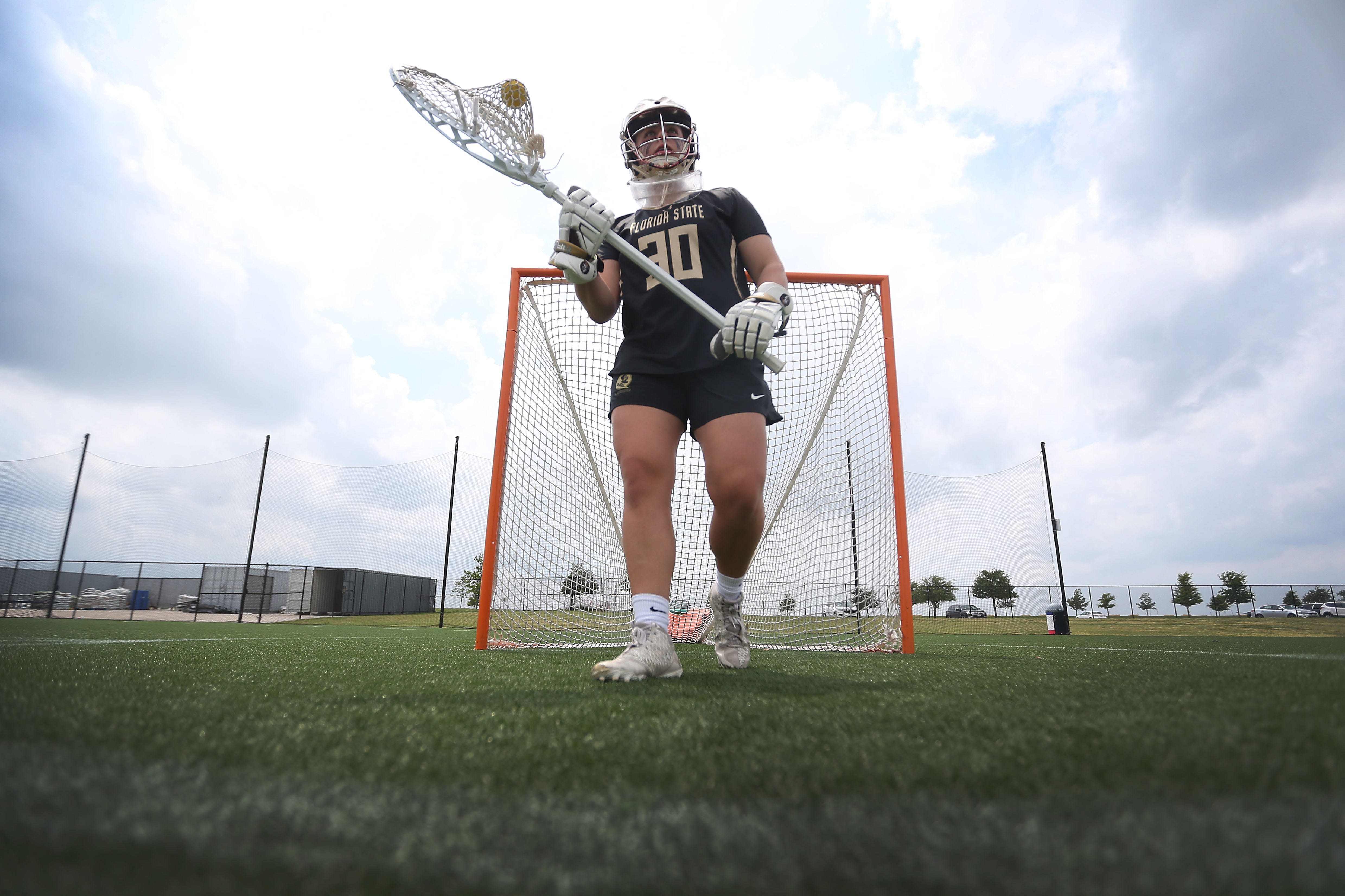 Florida State women's lacrosse club goalie Sophia Villalonga and other club officers have asked the school's athletic department to elevate their team to varsity status, but athletics officials have rejected their requests.