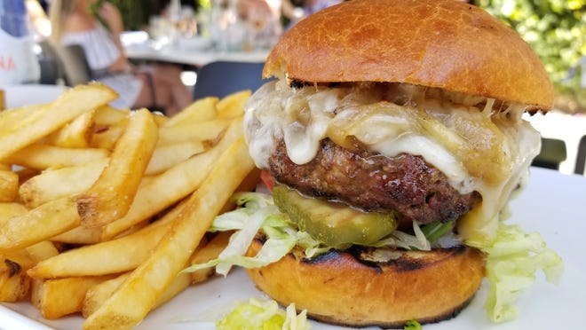 The Clasico Burger at Clasico Italian Chophouse in downtown Sarasota.