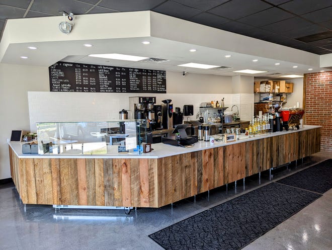 Dentro de la cafetería LeGrand.