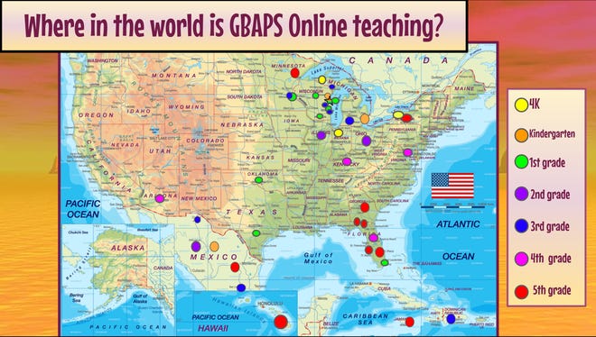 Students at GBAPS Online School have gone to classes based in states around and out of the country.