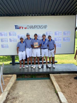 The Cathedral boys golf team competed at the TAPPS state tournament in Temple.