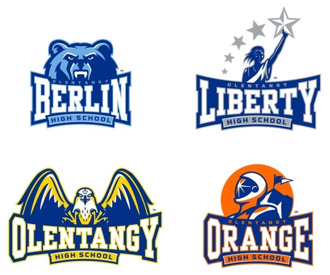 Olentangy Schools high school logos