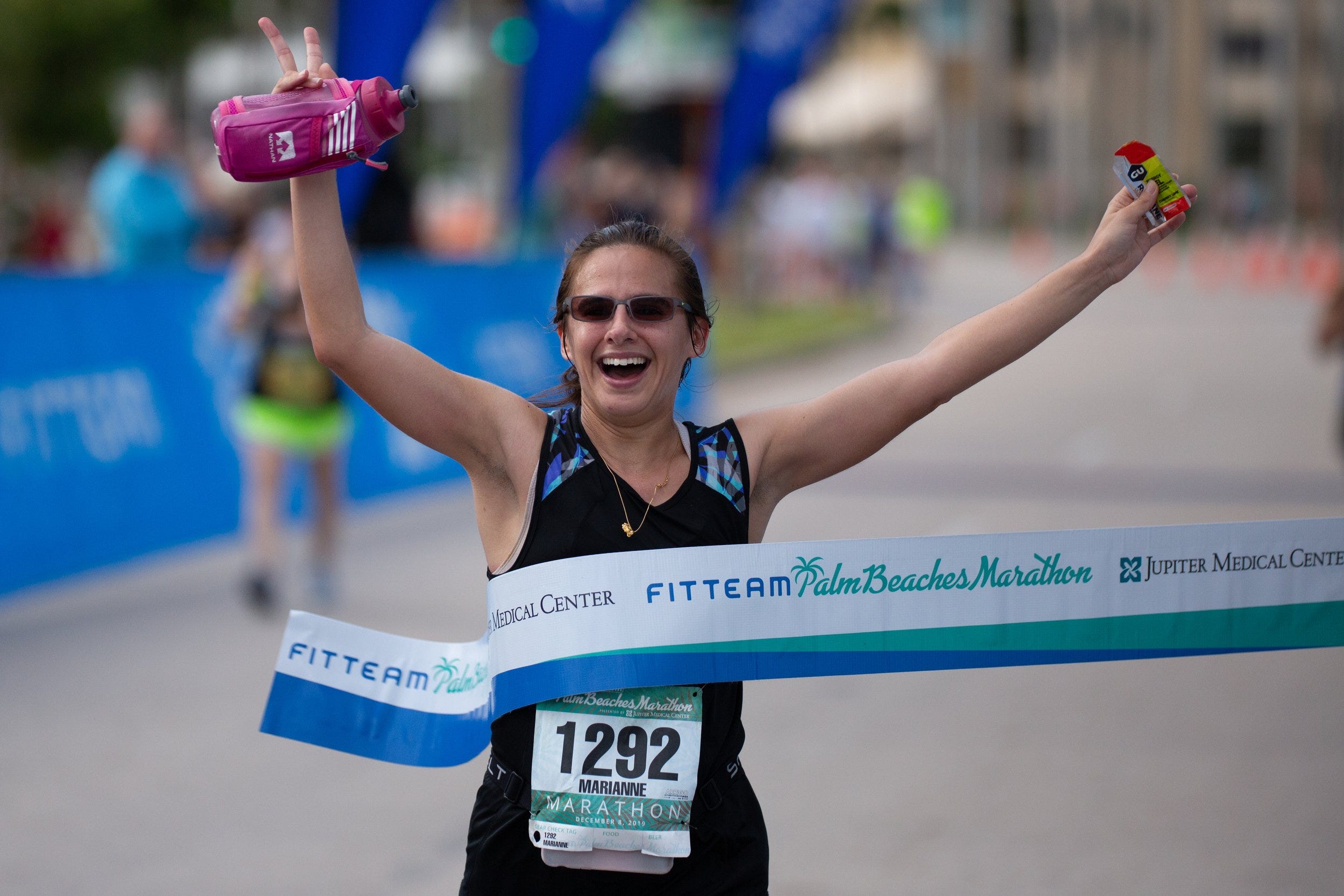 The Marathon of the Palm Beaches takes place in downtown West Palm Beach. [Thomas Cordy/The Palm Beach Post]