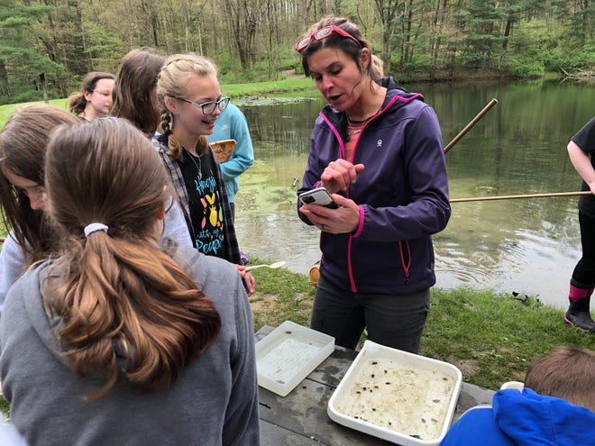 Seventh grade students at Newcomerstown Middle School recently traveled to the Wilderness Center in Wilmot, for a day of outdoor fun and learning.