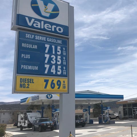 A Valero gas station in Bridgeport, Calif., was ch