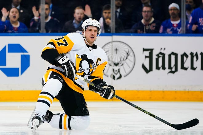 Pittsburgh Penguins captain Sidney Crosby was forced out of Game 5 vs. the New York Rangers after sustaining a hard hit.
