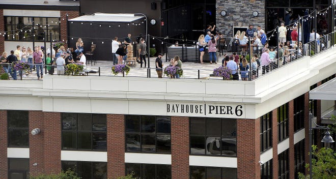 Pier 6 Rooftop Bar & Restaurant opened in 2021. It also features Indoor seating and a smaller deck on the west side, overlooking Presque Isle Bay.