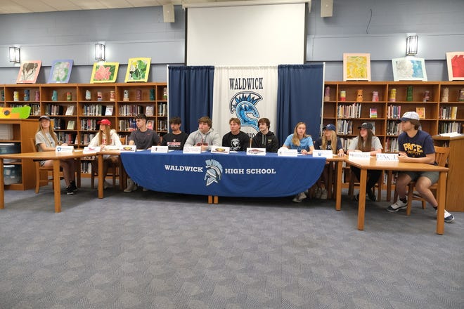 Signing Day at Waldwick High School.