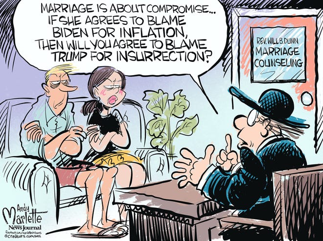 Marlette cartoon: Modern marriage counseling