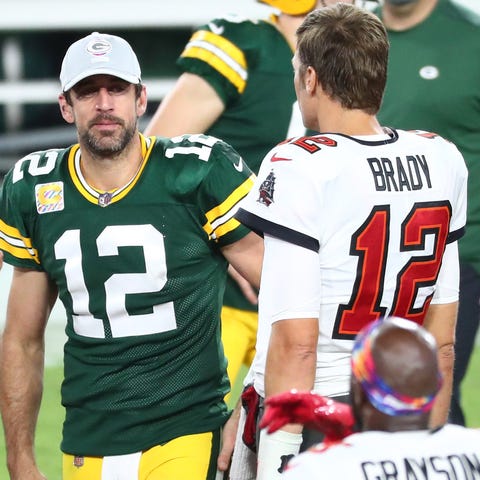 Aaron Rodgers and Tom Brady will face off for at l