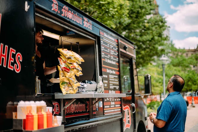 Downtown lunchtime food truck season begins Monday at Campus Martius.
