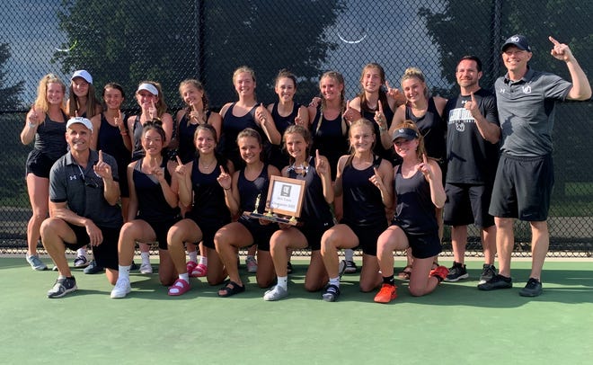 The West Ottawa girls tennis team claimed the OK Red Conference title on Saturday at home.