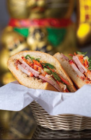 The banh mi sandwich from Buckeye Pho